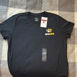 Nike Black Mizzou Short Sleeve Tee